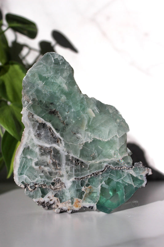Green Fluorite Slab | Fluorite Slab |  Tons of Soul