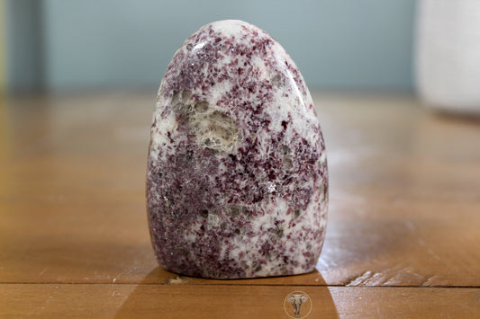 Lepidolite with Smoky Quartz Freeform (1)