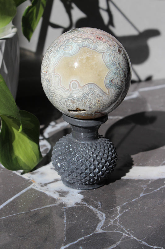 High Grade Crazy Lace Agate Sphere | Crystal Sphere | Tons of Soul