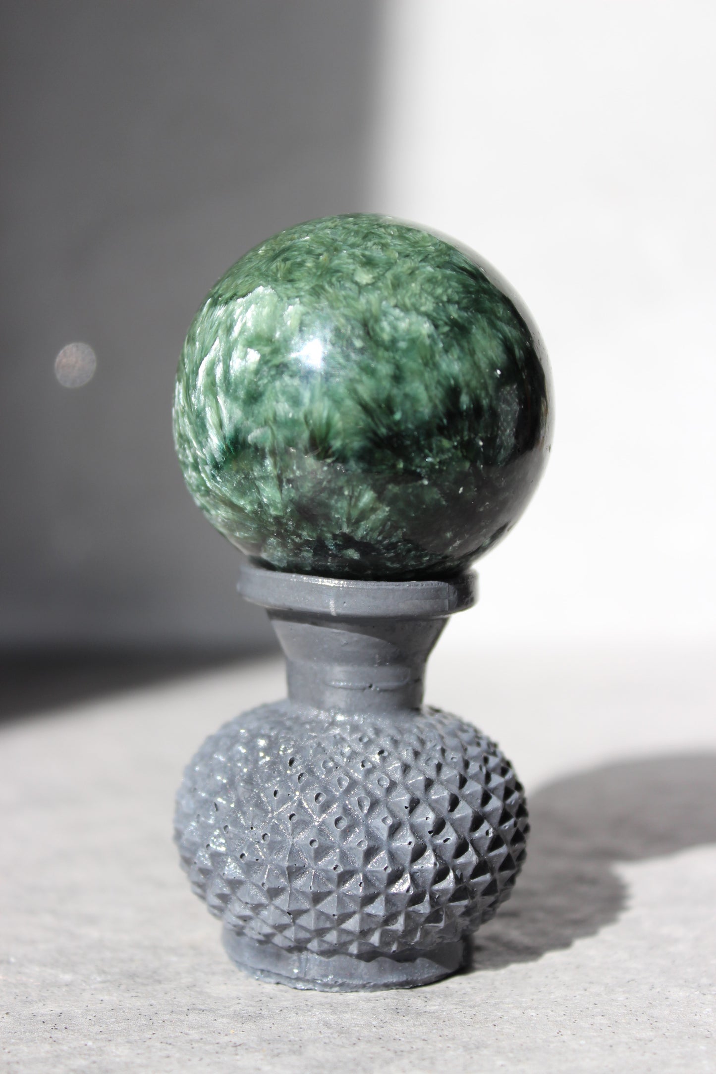 Seraphinite Sphere | Crystal Ball Sphere | Tons of Soul