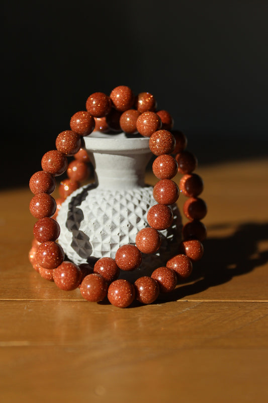 Goldstone 8mm Bracelet | Tons of Soul