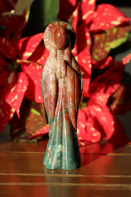 Ocean Jasper Angel | Crystal Figurine | Ocean Jasper Crystal Woman | Tons of Soul